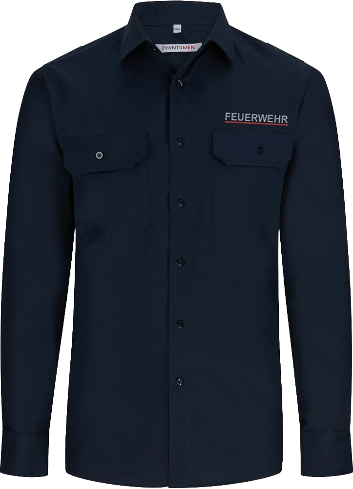 Feuerwehr Diensthemd langarm - Regular Fit