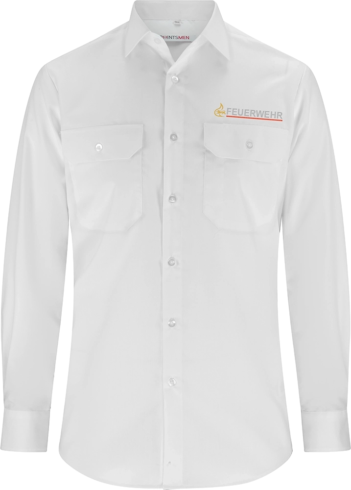Feuerwehr Diensthemd langarm - Slim Fit