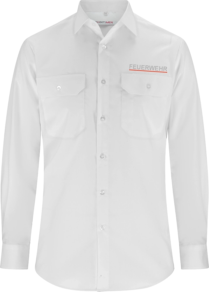 Feuerwehr Diensthemd Langarm - Regular Fit