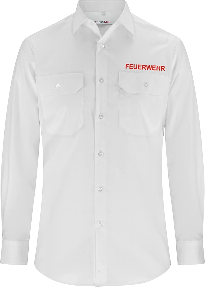 Feuerwehr Diensthemd Langarm - Regular Fit